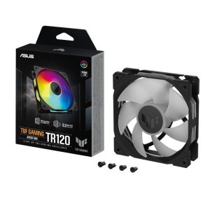 ASUS TUF Gaming TR120 ARGB Fan – Single Pack Boitier PC Ventilateur 12 cm Noir