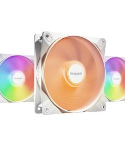 be quiet! Light Wings LX 120 mm PWM | Ventilateur PC ARGB White, Pack de 3