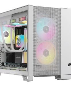 CORSAIR 2500D AIRFLOW Micro ATX Dual Chamber PC Case - White