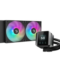 DeepCool MYSTIQUE 240 ARGB Processeur Refroidisseur de liquide tout-en-un 12 cm Noir 1 pièce(s)