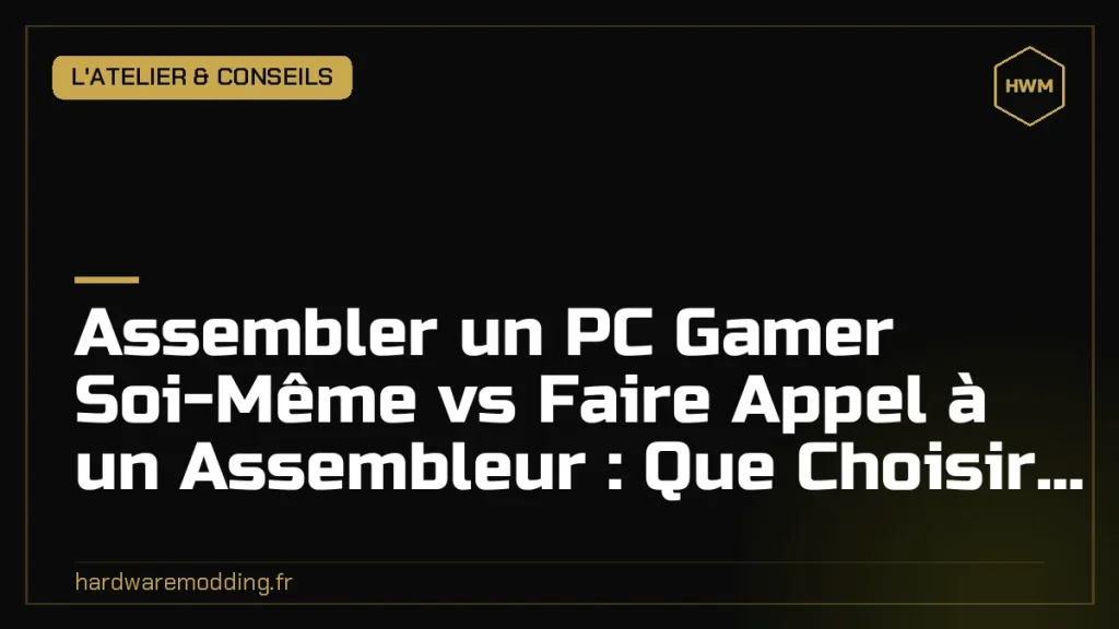 Assembler un PC Gamer Soi-Même vs Faire Appel à un Assembleur : Que Choisir ?