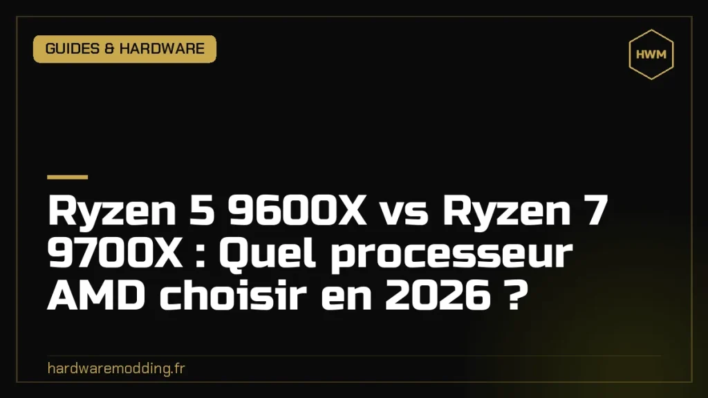 Ryzen 5 9600X vs Ryzen 7 9700X : Quel processeur AMD choisir en 2026 ?
