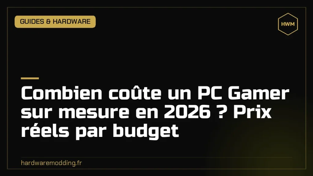 Combien coûte un PC Gamer sur mesure en 2026 ? Prix réels par budget