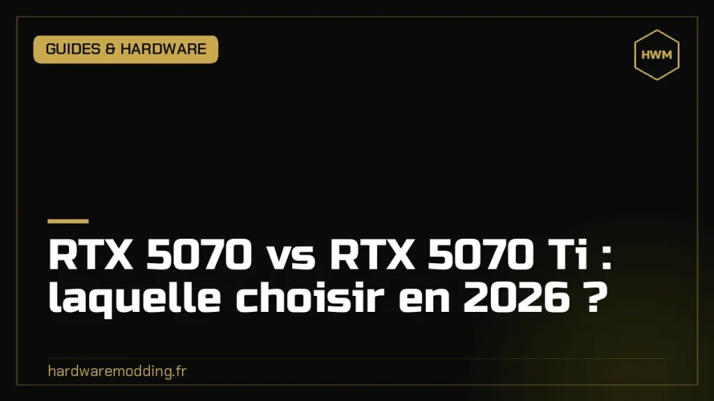 RTX 5070 vs RTX 5070 Ti : laquelle choisir en 2026 ?