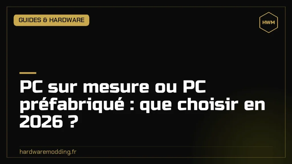 PC sur mesure ou PC préfabriqué : que choisir en 2026 ?
