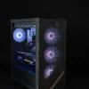 PC Gamer sur mesure Tiamat - boitier mesh RTX 5080 ventilateurs blancs