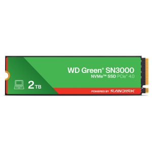 WD SSD Green SN3000 – 2 TB – M.2 2280 – PCIe 4.0 x4 NVMe