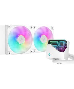DeepCool LT240 Processeur Refroidisseur de liquide tout-en-un 12 cm Blanc 1 pièce(s)