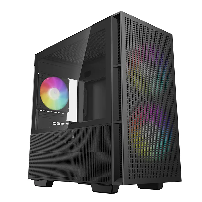 GameWard Core - PC Gamer Ryzen 5 9600X et RTX 5060 en boitier DeepCool CH360 micro-ATX noir