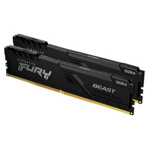 Kingston FURY Beast – 32 GB (2 x 16 GB Kit) – Low Profile – DDR4 3200 DIMM CL16