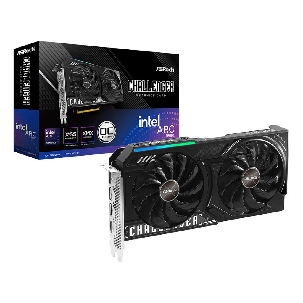 ASRock Challenger Intel Arc B580 12GB OC - graphics card - Arc B580 - 12 GB