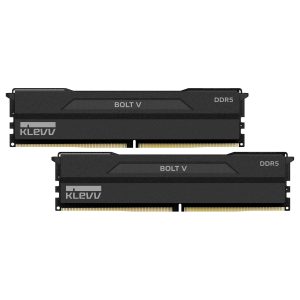 KLEVV BOLT V Charcoal Grey – 32 GB (2 x 16 GB Kit) – DDR5 6000 UDIMM CL30