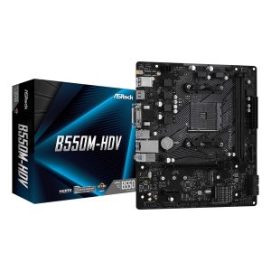 ASRock Mainboard B550M-HDV – Micro ATX – Socket AM4 – AMD B550